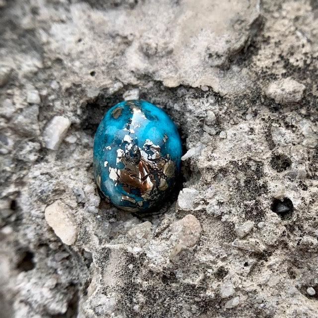 Natural Turquoise - 3.95 Carat/4.38 Ratti