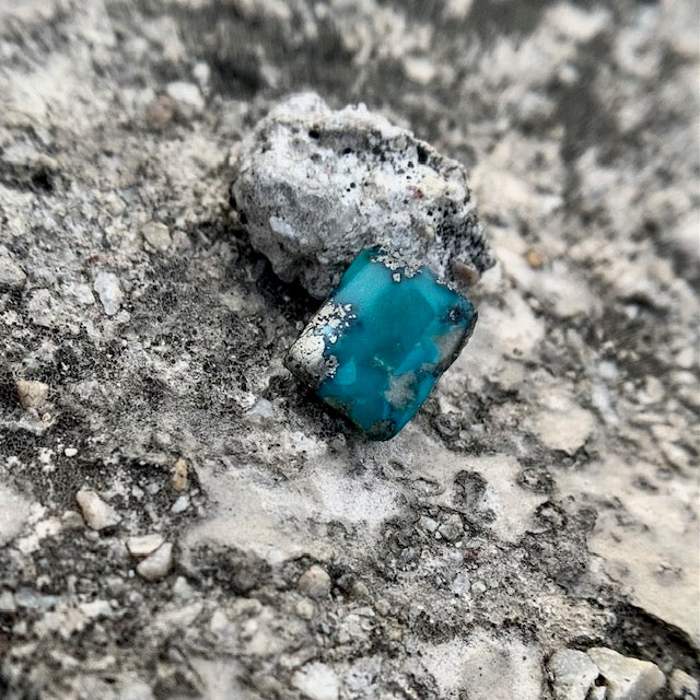 Natural Turquoise - 5.75 Carat/6.38 Ratti