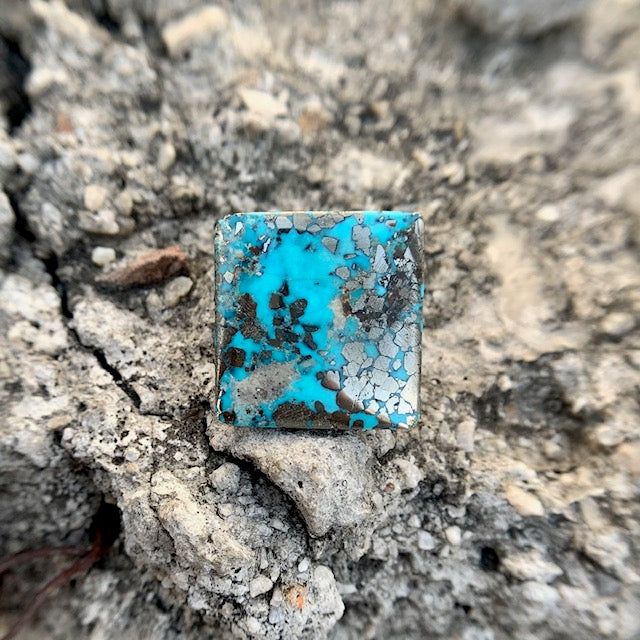 Natural Turquoise - 35.40 Carat/39.29 Ratti