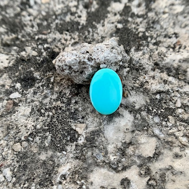 Natural Turquoise - 2.35 Carat/2.60 Ratti