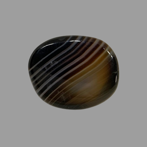 Natural Black Agate- 10.56 Carat