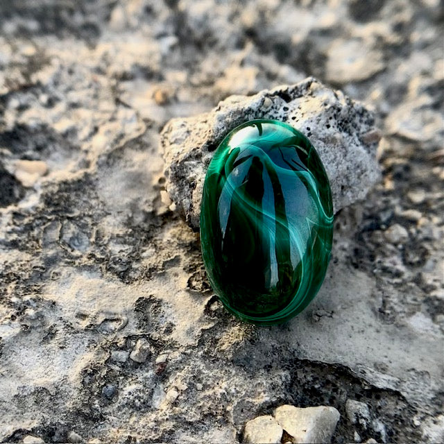 Natural Malachite Stone - 10.33 Carats