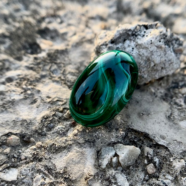 Natural Malachite Stone - 10.33 Carats