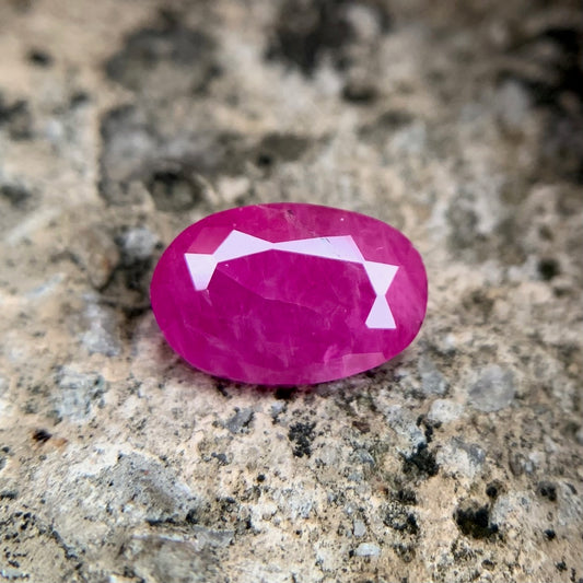 Natural Ruby - 3.35 Carats/3.72 Ratti