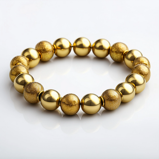 Natural Pyrite Bracelet - Unisex