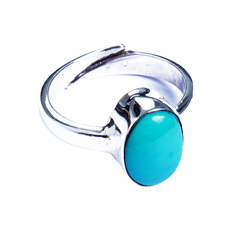 Natural Turquoise Ring - 6.50 Carats/7.22 Ratti