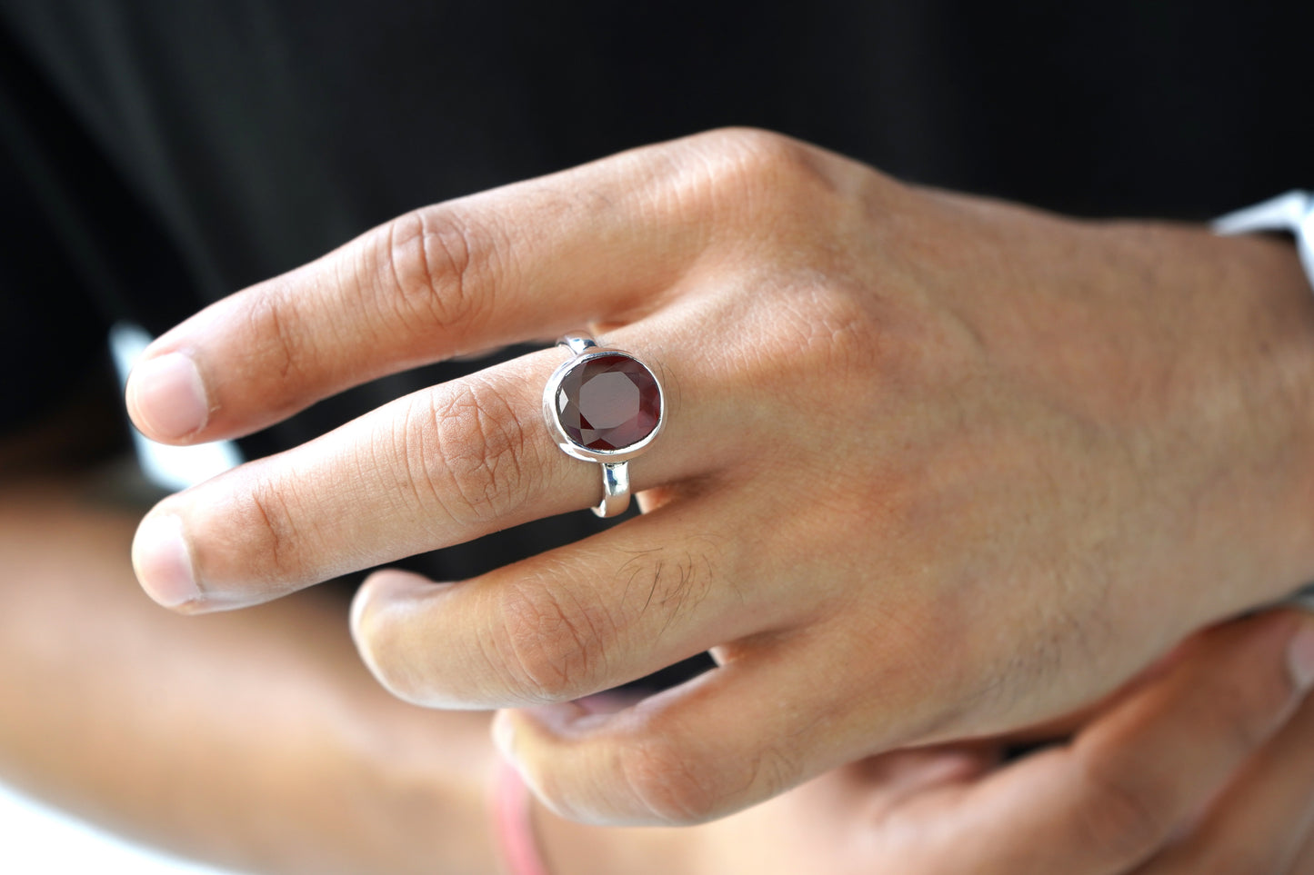 Natural Hessonite Ring - 6.50 Carat/7.22 Ratti