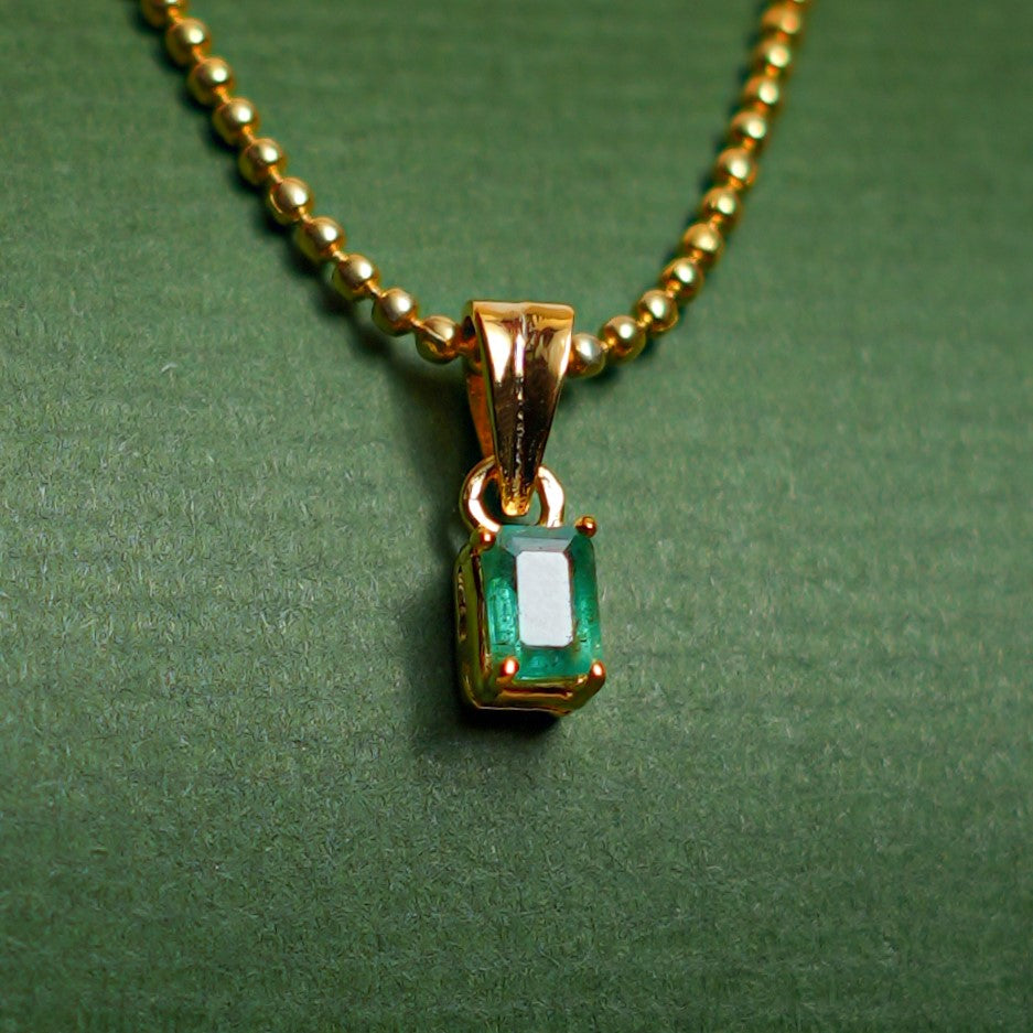 Natural Emerald Pendant - 1.60 Carat