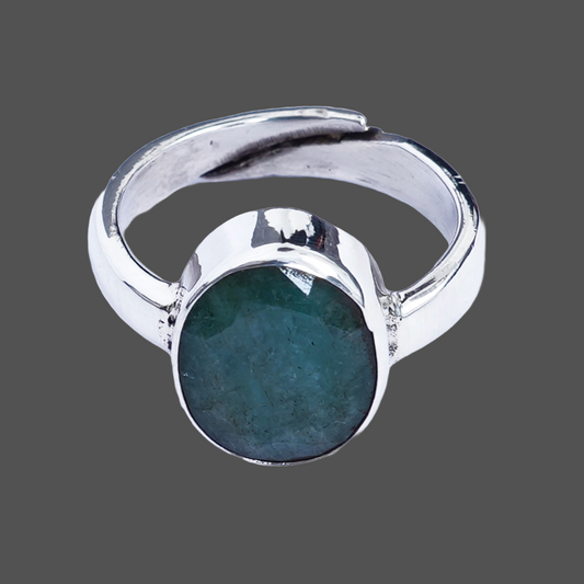 Natural Emerald Ring- 4.55 Carat/5.05 Ratti