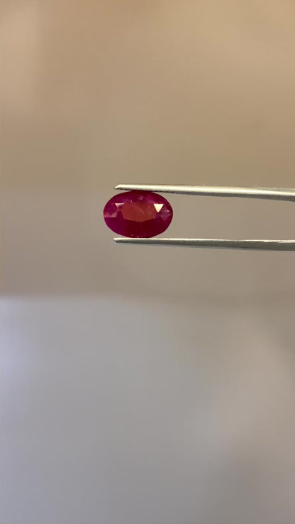 Natural Burmese Ruby - 3.99 Carats/4.43 Ratti