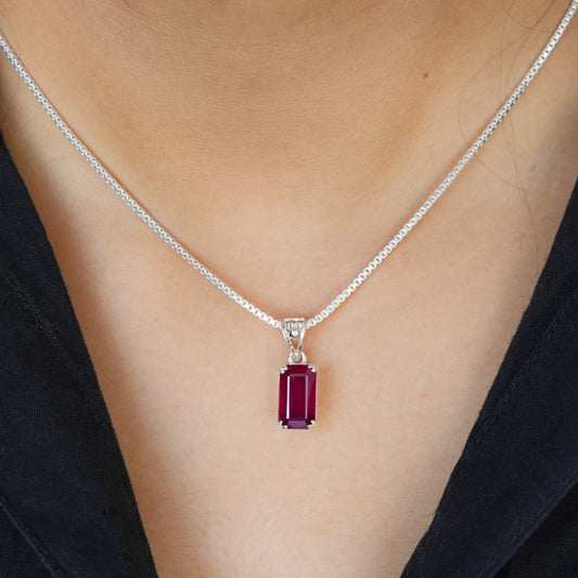 Natural Ruby Pendant - 5.00 Carats