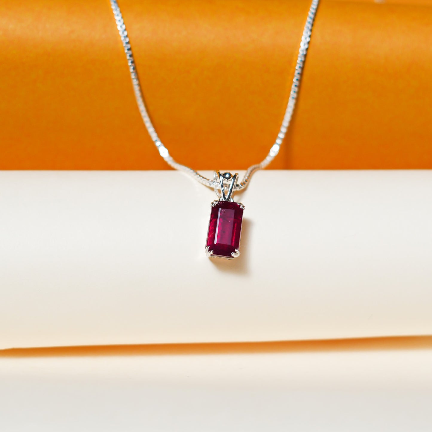 Natural Ruby Pendant - 5.00 Carats