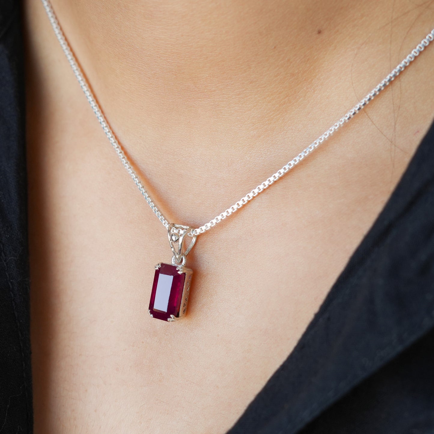 Natural Ruby Pendant - 5.00 Carats