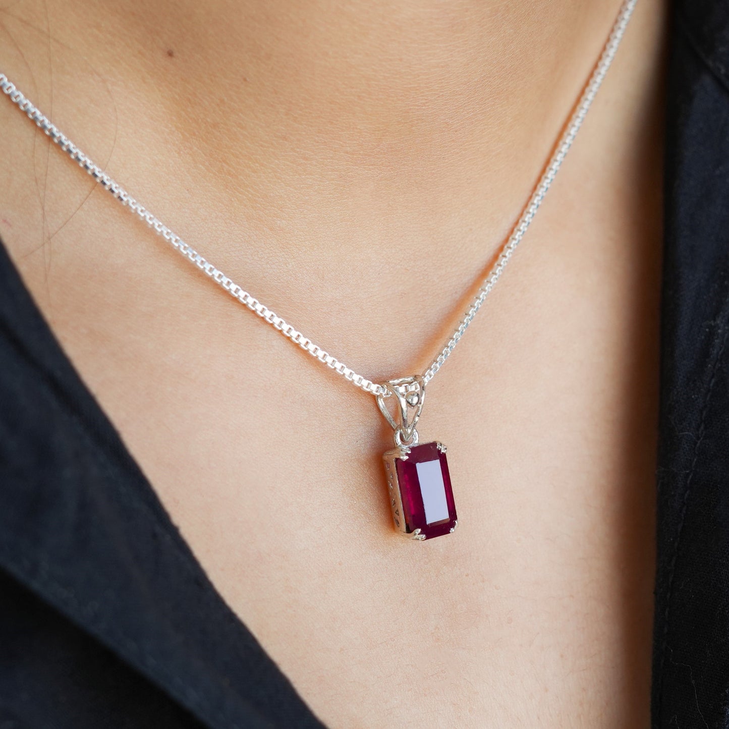 Natural Ruby Pendant - 5.00 Carats