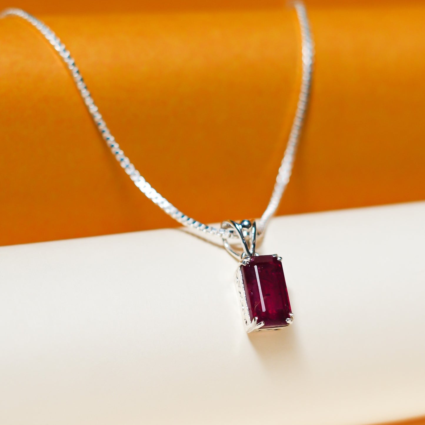 Natural Ruby Pendant - 5.00 Carats