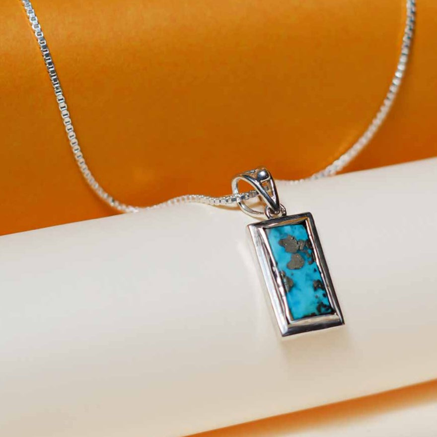 Natural Turquoise Pendant - 8.00 Carats